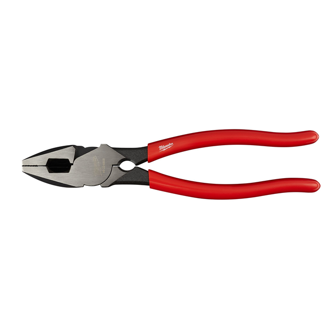 Milwaukee® High-Leverage Lineman's Pliers w/ Thread Cleaner Main Image