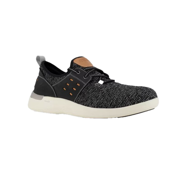 Rockport Works Truflex comp toe sneaker, black, men's