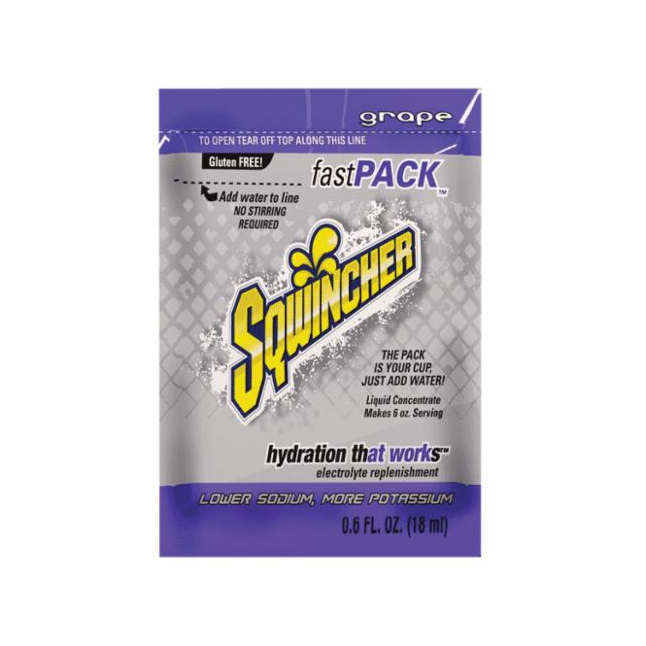 Sqwincher® Fast Pack® Single Serve Packets, 6 oz