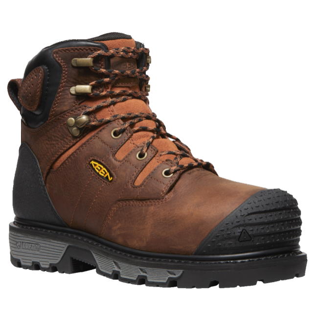KEEN Men's 6” Camden Waterproof Met Guard Carbon-Fiber Toe Work Boot