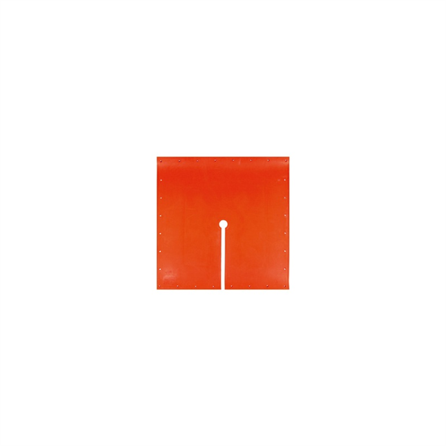 Salisbury Insulated Blanket with Slit, Orange, 36" X 36"