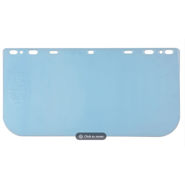 MCR PETG Safety Universal Faceshield, 8" x 16" x .040"
