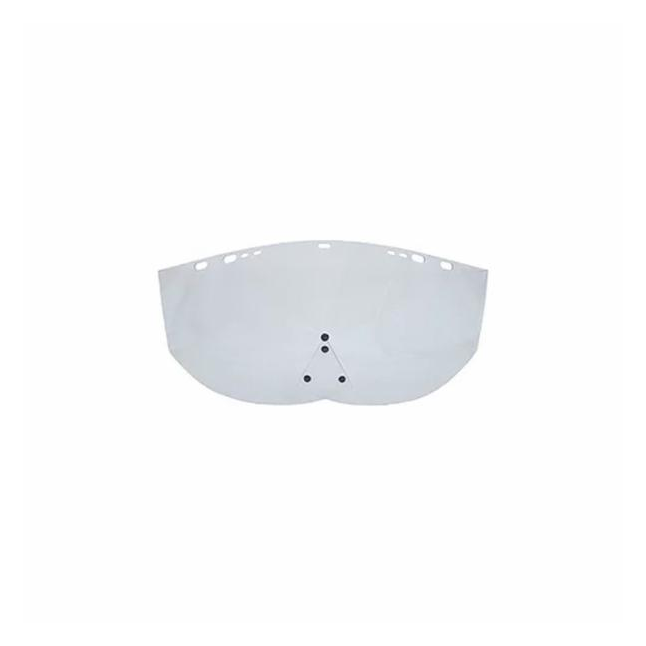 Jackson Safety® F30 P-Shape Unbound Faceshield, Clear Acetate, 9"H x 15-1/2"W x .060" Thick