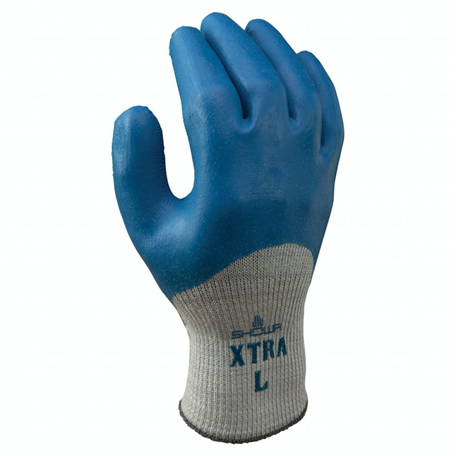 Natural Rubber Latex Coated Gloves, 3/4 Dip Coverage