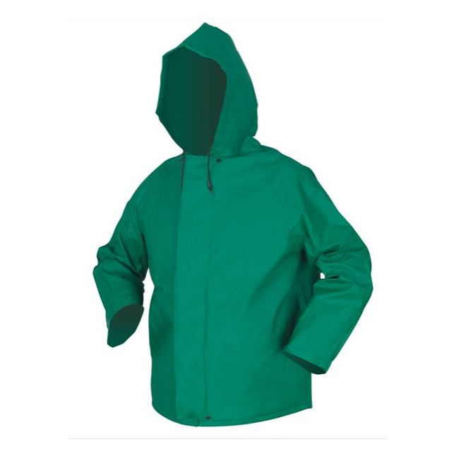 MCR Dominator™ Series .42mm PVC Jacket with Attached Hood and Zipper Front Main Image