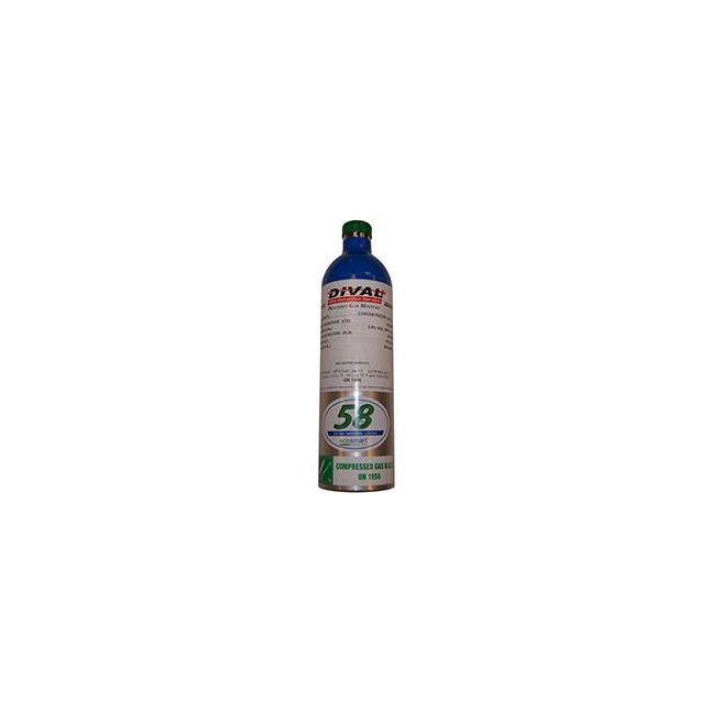 Calibration Gas, LEL, O2, CO, H2S, 58 L