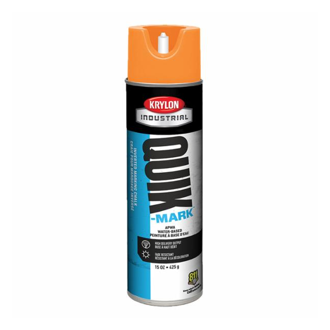 Krylon® Quik-Mark™ Inverted Tip Paint APWA Marking Chalk, 20 oz