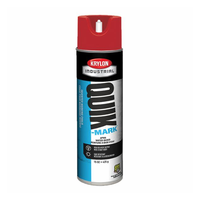Krylon® Quik-Mark™ Inverted Tip Paint APWA Marking Chalk, 20 oz