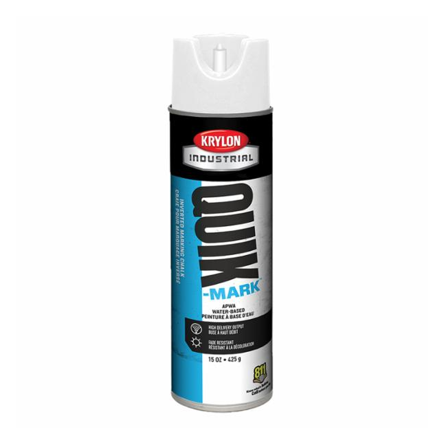 Krylon® Quik-Mark™ Inverted Tip Paint APWA Marking Chalk, 20 oz