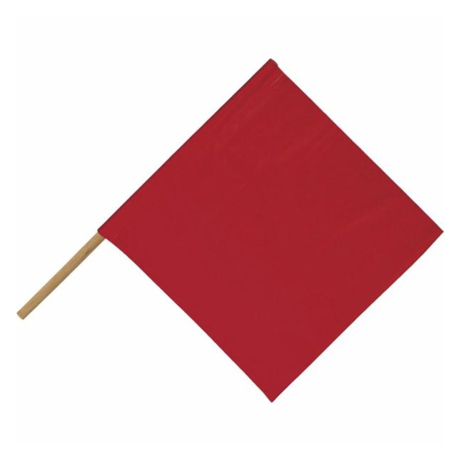 Vinyl Tailgate Flag with 36" Dowel Spreader, Red, 24" x 24"