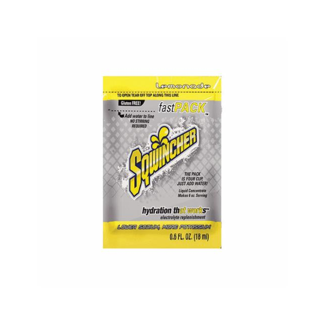 Sqwincher® Fast Pack® Single Serve Packets, 6 oz