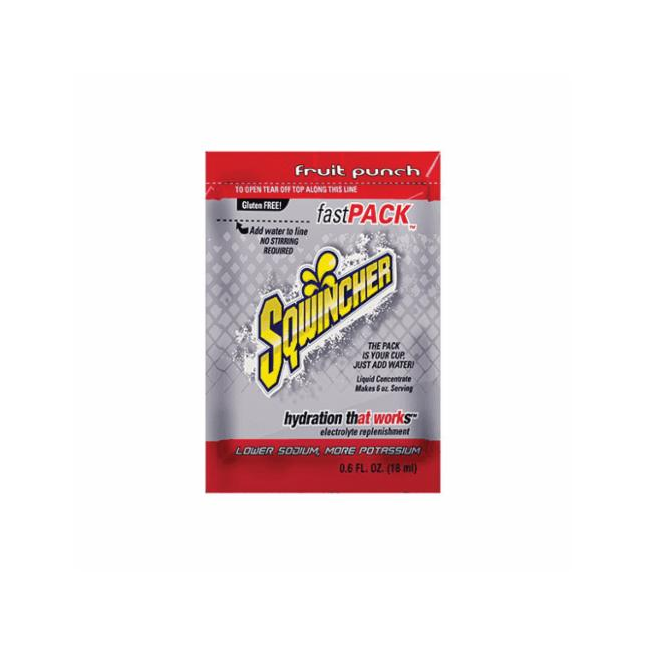 Sqwincher® Fast Pack® Single Serve Packets, 6 oz