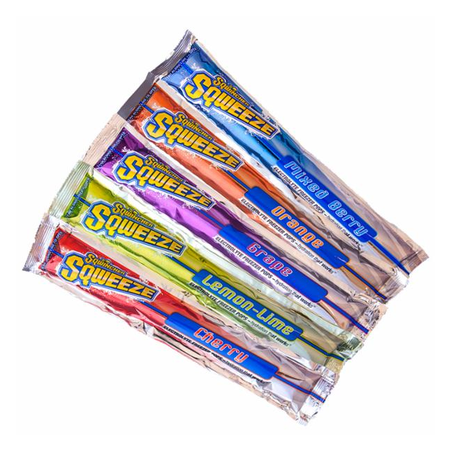Sqwincher® 3 oz. Sqweeze Pops Assorted Flavor Pack