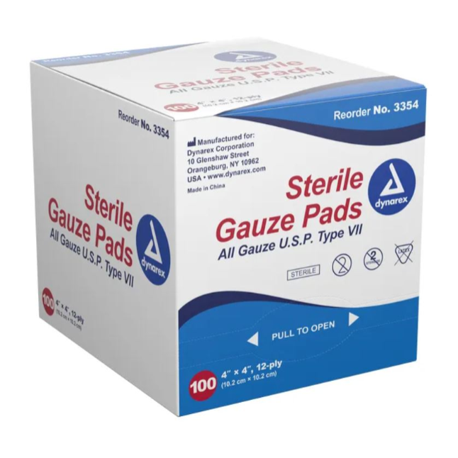 Dyanrex Sterile Gauze Pads