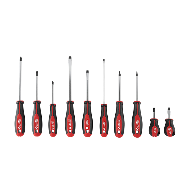 Milwaukee® Screwdriver Set, 10 Piece