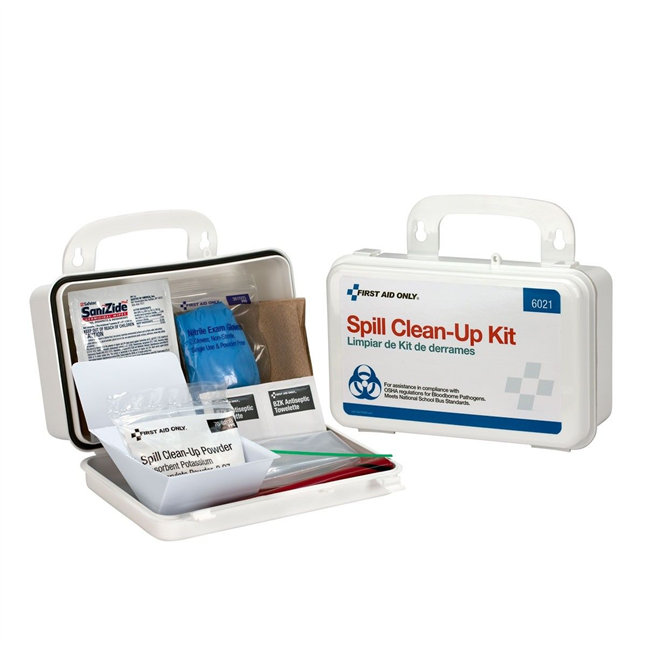 First Aid Only® Blood Borne Pathogen Spill Clean-Up Kit, Plastic Weatherproof Case
