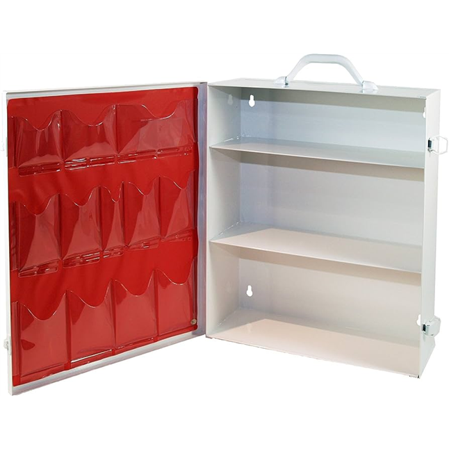 Medique 3-Shelf ANSI Cabinet, Empty with Pockets