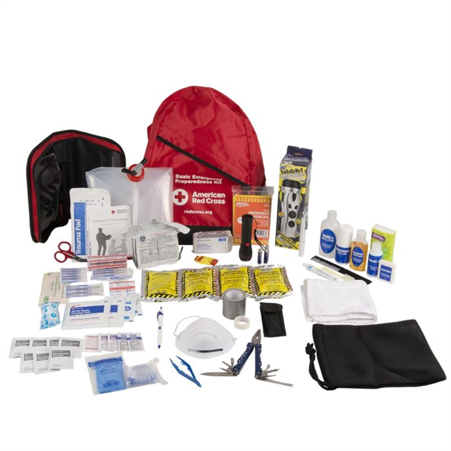 American Red Cross Emergency Preparedness Basic Backpack,  3 Day