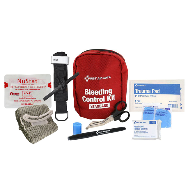 First Aid Only® Standard Pro Bleeding Control Kit, 13 Pieces