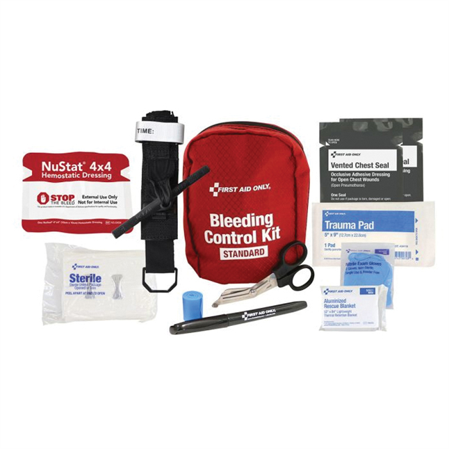 First Aid Only® Texas Bleeding Control Kit, 13 Pieces