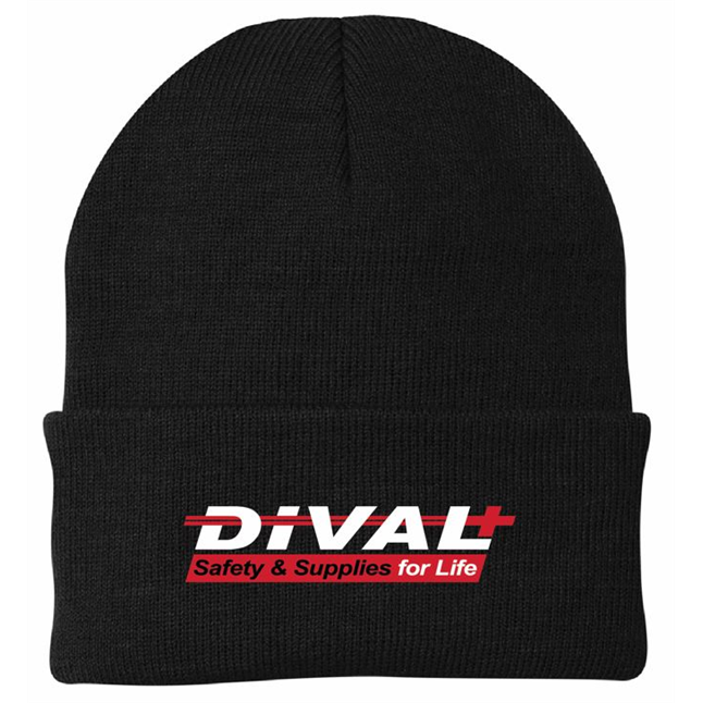 Port & Company Knit Beanie Cap with DiVal Logo