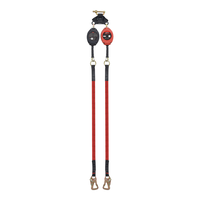 D-SAFE Brute™ Backer™ LE Dual Cable SRL with Tie Back Hooks