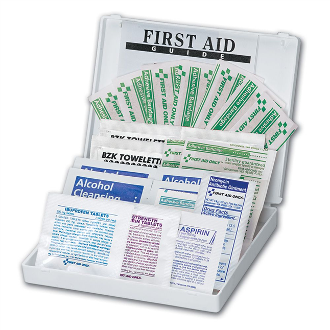 First Aid Only® Personal Plastic First Aid Kit