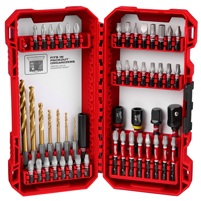 Milwaukee® Shockwave™ Impact Duty Drill & Drive Set, 50pc