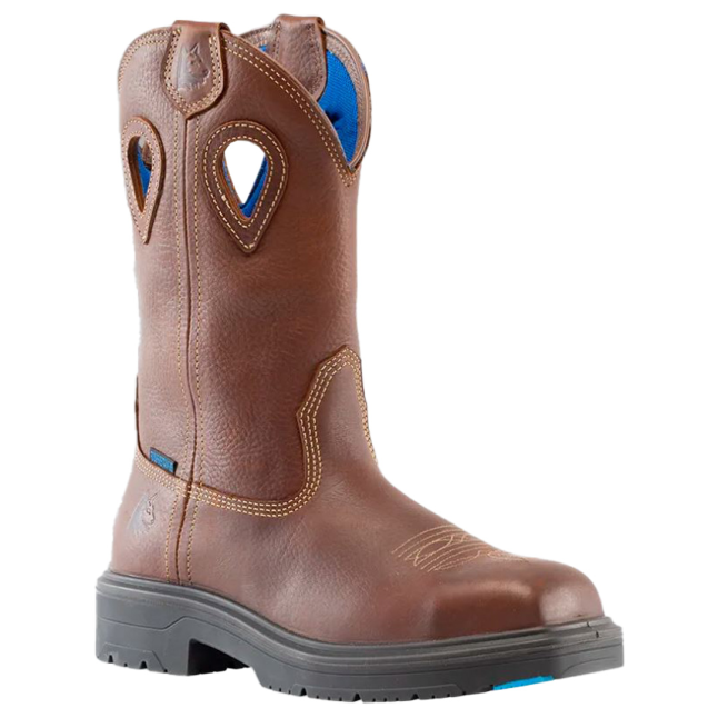 Steel Blue Men's 11" Blue Heeler Met Guard Steel Toe Square Wellington Boot