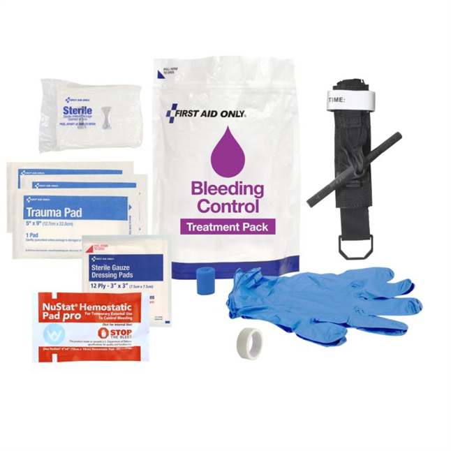 First Aid Only® Bleeding Control Treatment Pack