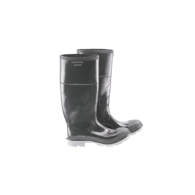 Dunlop 86101 Chemical-Resistant Polyurethane/PVC Boots, Plain Toe, 16”