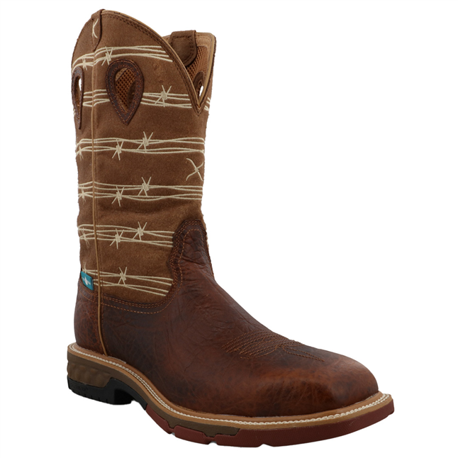 Twisted X Men's 12" Western Waterproof Alloy Toe Wellington Boot