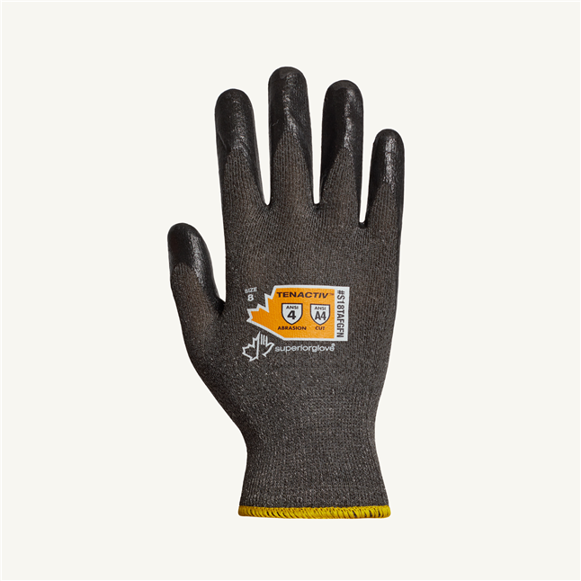 TenActiv™ Cut Level A4 Foam Nitrile Knit Cuff Gloves