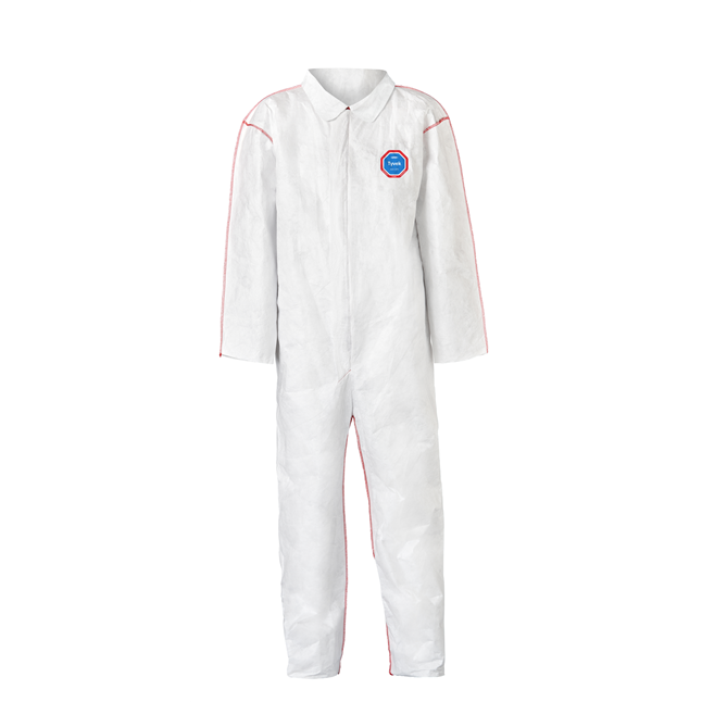 DuPont™ Tyvek® 400 SFR Coverall with Serged Seams, Open Wrists & Ankles