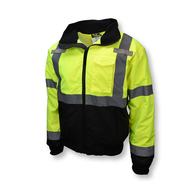 Radians® Class 3 Two-in-One High Visibility Bomber Safety Jacket