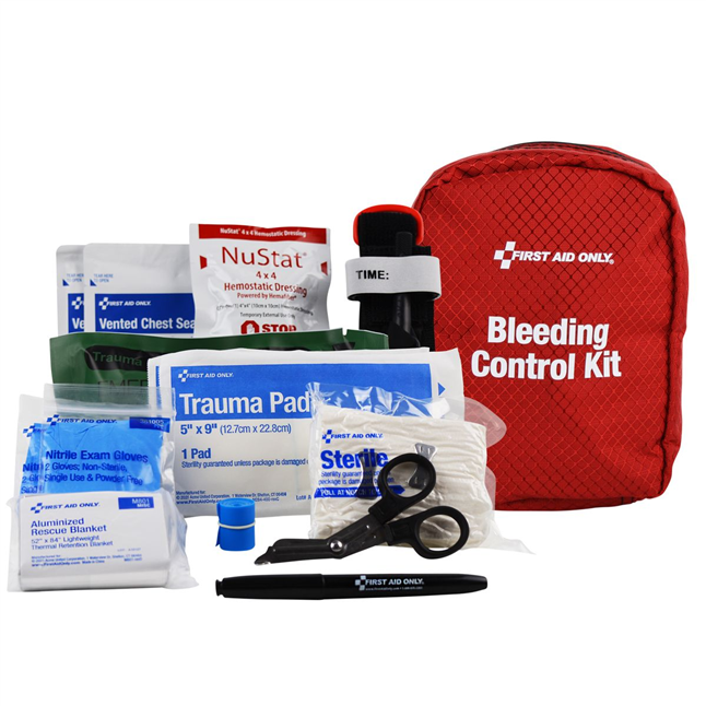 First Aid Only® 91138-001 Deluxe Pro Bleeding Control Kit