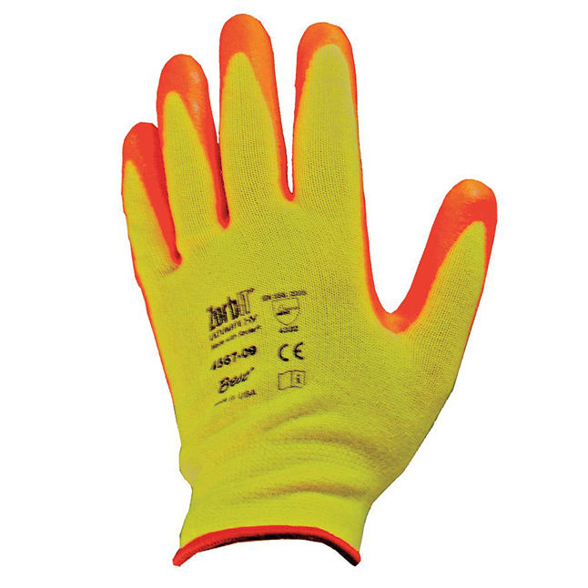 Showa 4567-10 Zorbit Ultimate Hi Viz Nitrile Coated Glove