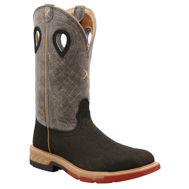 Twisted X Men's 12" Western Alloy Toe Wellington Boot