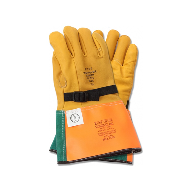 Kunz 14" Class 2 High Voltage Goat Skin Glove Protector