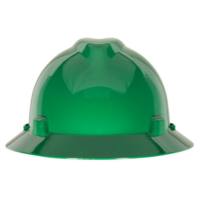 MSA V-Gard® Type I Slotted Full Brim Hard Hat