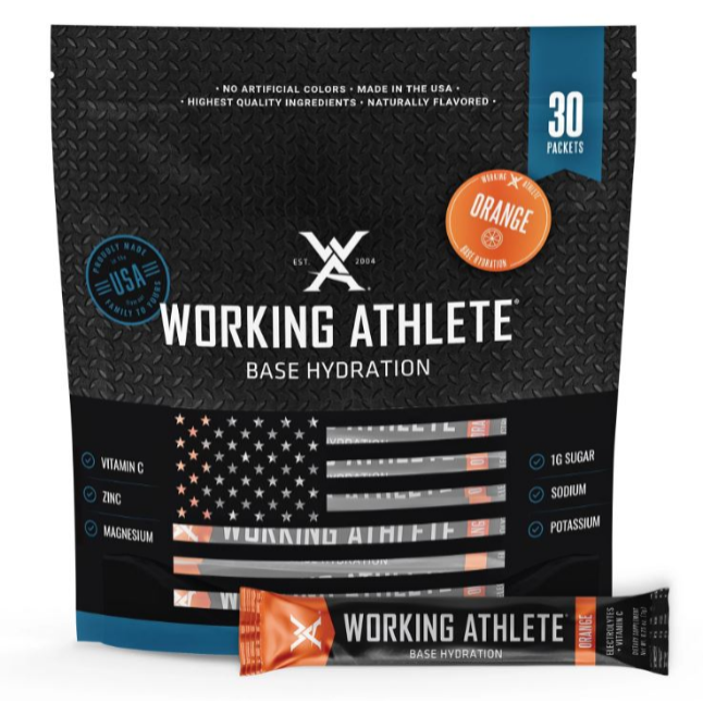 Working Athlete Base Hydration, 30 per Bag