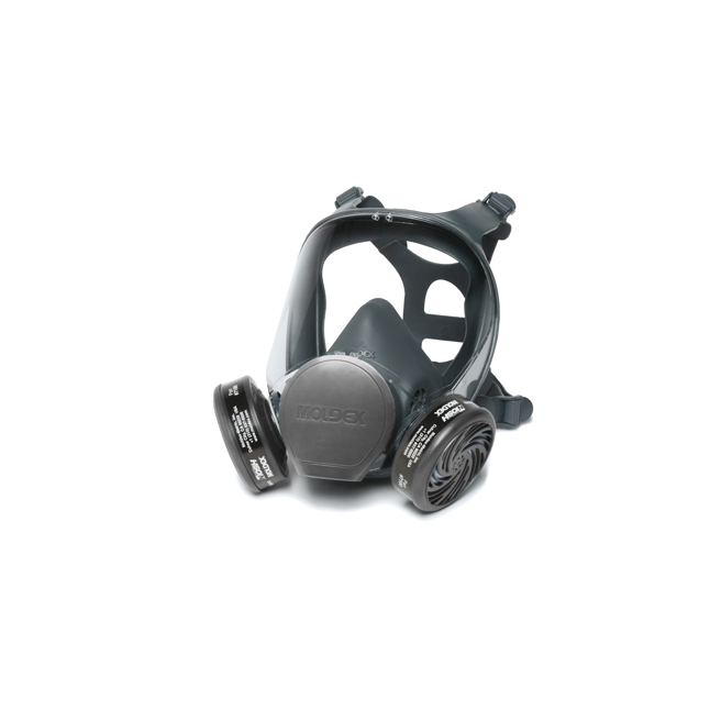 Moldex 9000 Series Full Face Respirator, Size SM