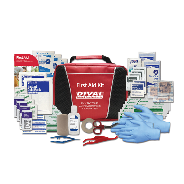 DiVal All Purpose Softsided First Aid Kit