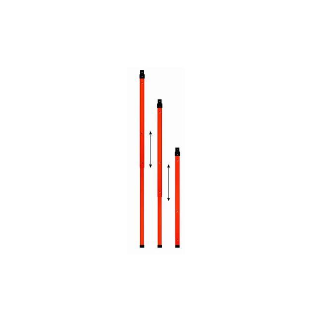 Dicke Telescopic pole for sign for 6' and 7' display