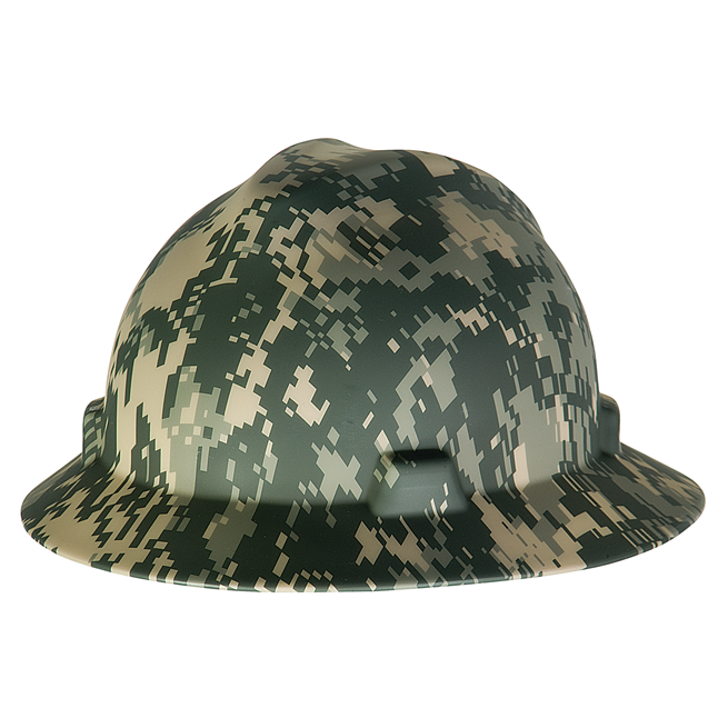 MSA V-Gard® Type I Slotted Full Brim Hard Hat
