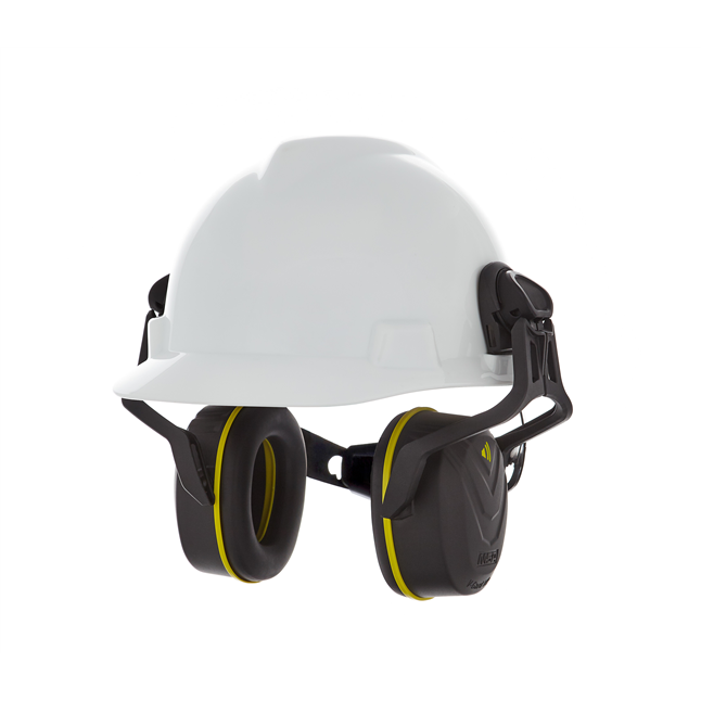 MSA V-Gard® Cap Mounted Earmuffs, NRR 27dB