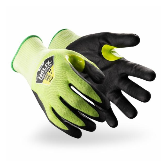 HexArmor Helix Cut Resistant Level A9 HPPE Blend Nitrile Coated Glove, 18G Main Image