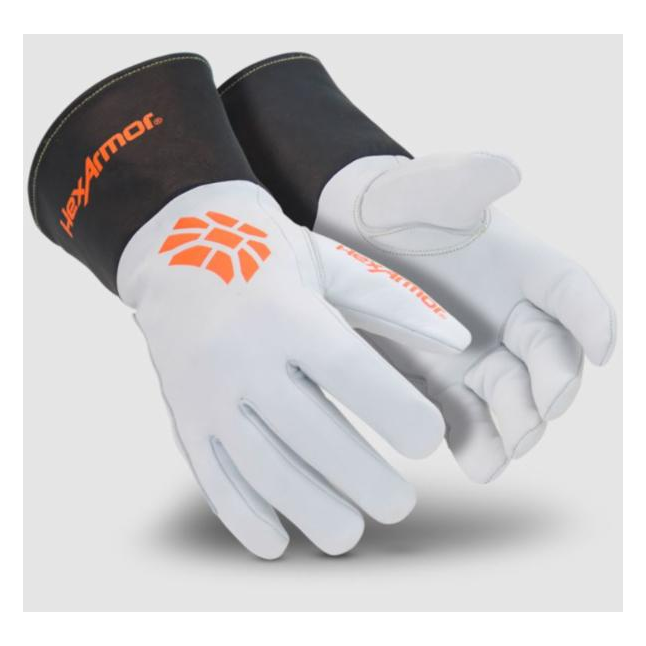 Hexarmor Chrome SLT A5 Cat 4 Leather Glove Ext.Cuff