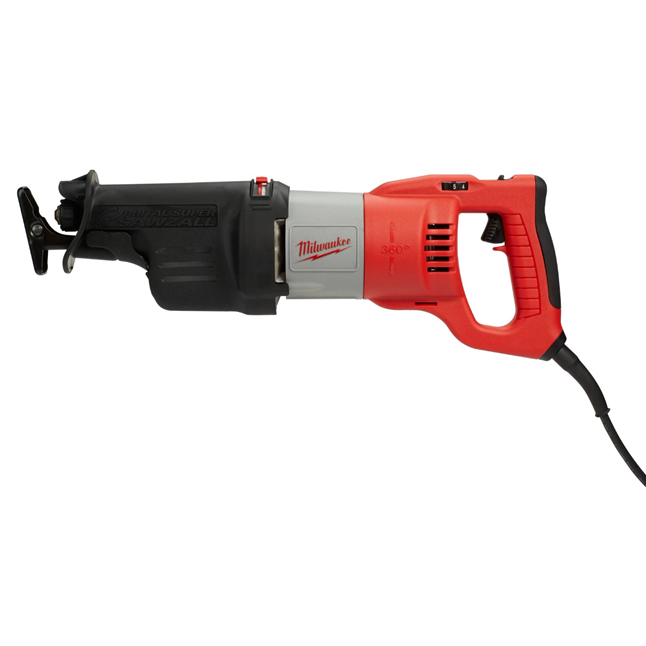 Milwaukee® Orbital SUPER SAWZALL® Reciprocating Saw with 360° Rotating Handle