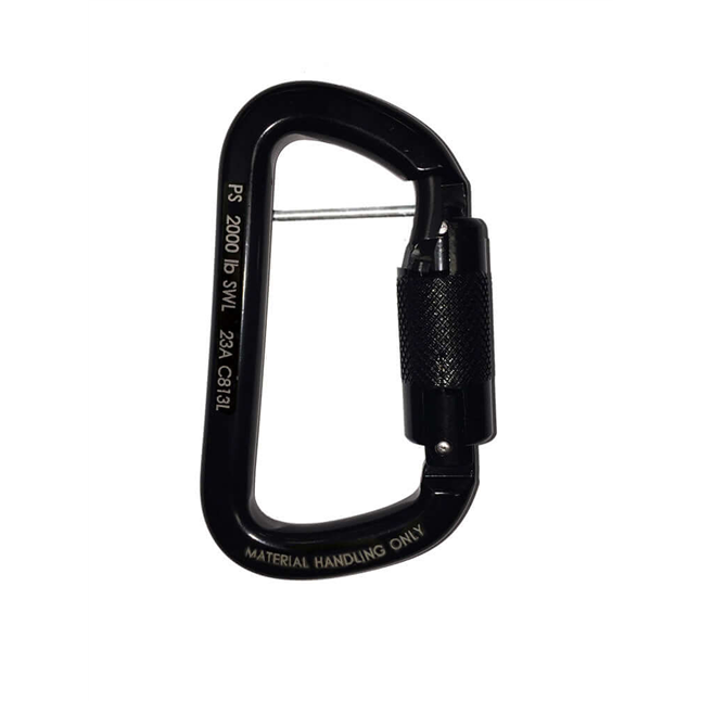 Material Handling Carabiner, 4.45" x 2.44"